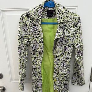 Colorful trench coat